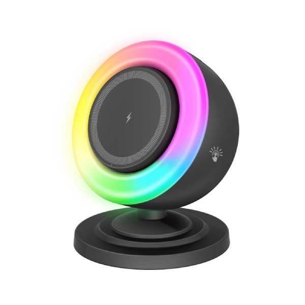 3-in-1 Wireless Charging Speaker with RGB