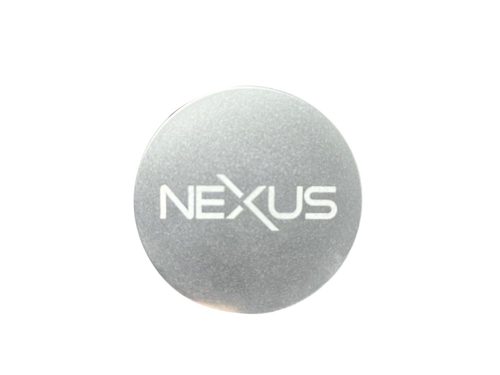 High-end aluminum wireless charger with precision laser engraved brand logo, ensuring permanent and premium finish for OEM clients.