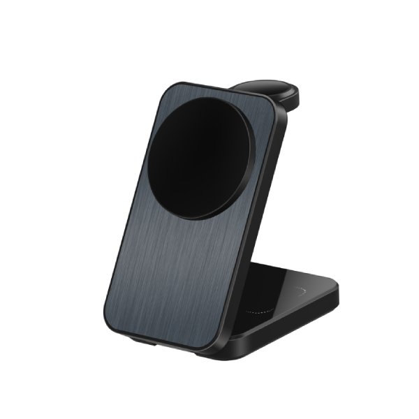 Private label wireless charging stand customized for tech brand packaging