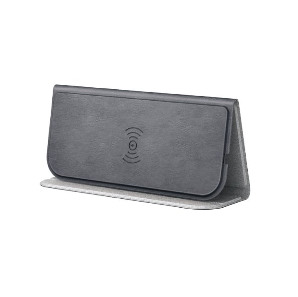 Custom logo illuminated 3-in-1 wireless charger mouse pad